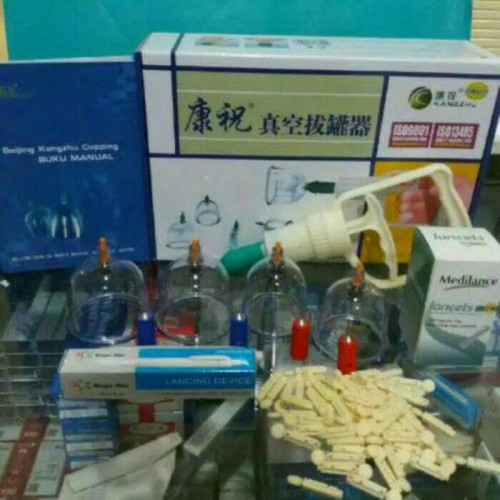 Foto Produk Paket Komplit Alat Bekam Bonus Alcohol pads dari Oke Alkes