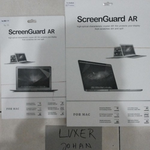 Foto Produk SCREEN PROTECTOR NEW MACBOOK PRO RETINA 13 15" TOUCHBAR 13.3 2016 2017 dari luxer