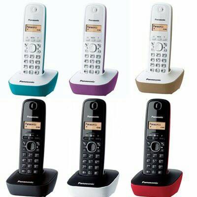 Foto Produk Telepon Wireless Panasonic KX-TG1611 - All Colour - Putih dari Jamur Store