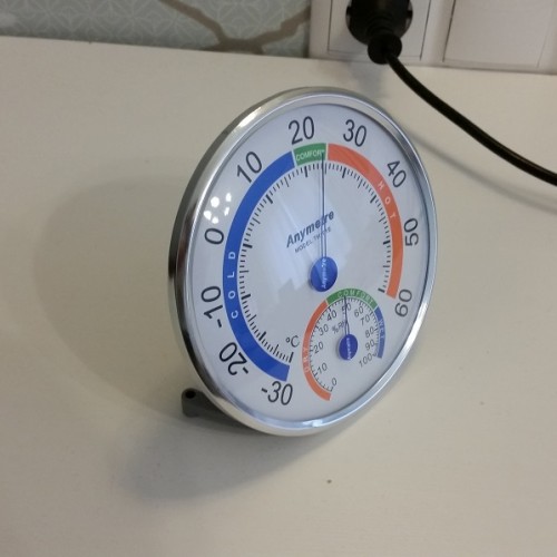 Foto Produk Analog Thermometer Hygrometer - Layar Besar - Termometer Higrometer dari HRDIK