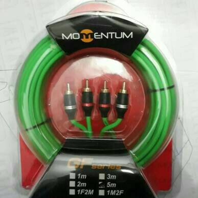 Foto Produk KABEL RCA AUDIO MOBIL MOMENTUM 3 METER dari Justynne otomotif