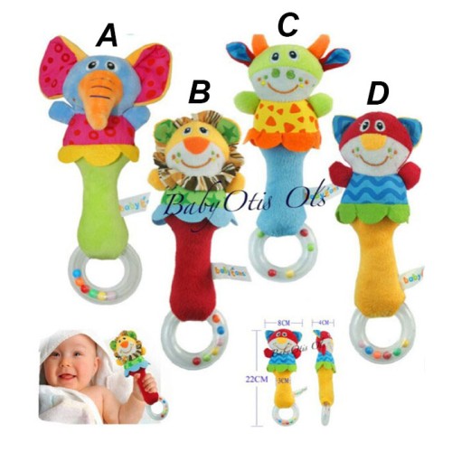 Foto Produk Mainan Bayi Rattle Stick - Lion dari BabyOtis Ols