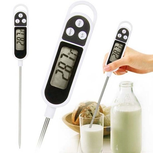 Foto Produk Food Thermometer Digital Termometer Makanan Minuman Air BBQ Susu D300 dari HRDIK