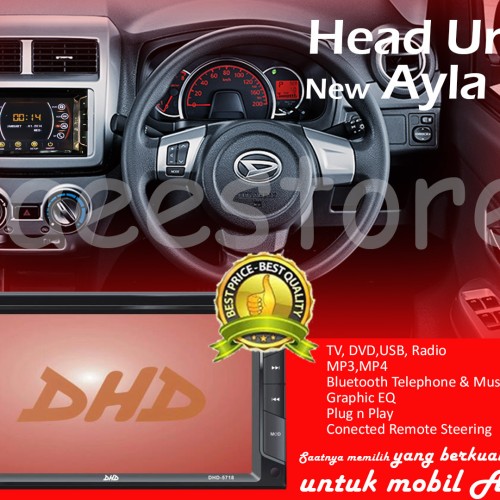 Foto Produk Head Unit OEM Fit New Daihatsu Ayla 2017 DHD dari raeestore
