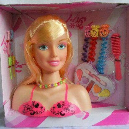 Foto Produk Mainan Boneka Makeup Barbie Kepala Barbie Salon Salonan dari MAG TOYS