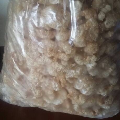 Foto Produk krupuk kulit babi /rambak babi/kerupuk kulit babi 500G dari dracojoy