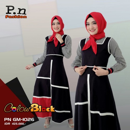 Foto Produk Gamis PN Fashion GM 1026 dari assalam busana