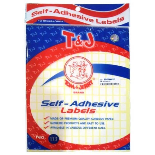 Jual TOM N JERRY LABEL NO 113 LABELS N0.113 &amp; JERY PEREKAT
