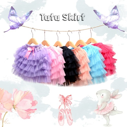 Foto Produk Rok tutu skirt anak perempuan ballet balet balerina 5 layer halus dari Sriwedari Jakarta