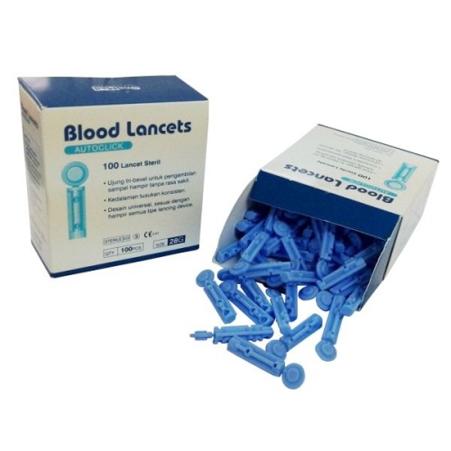 Foto Produk Blood Lancets 28G OneMed box isi 100 pcs dari OneMed-Medicom