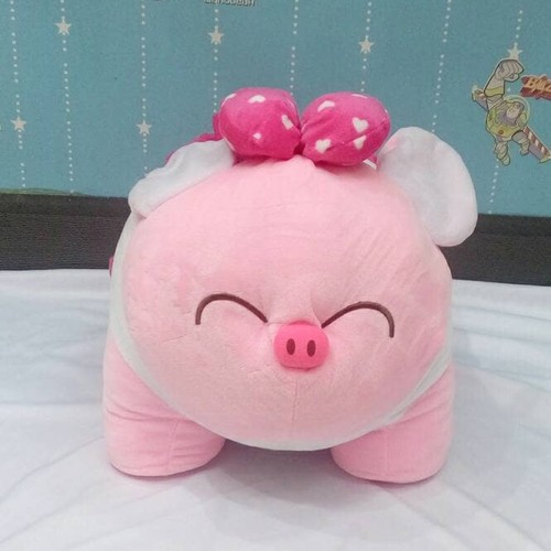 Foto Produk Boneka Babi Cotton Babi Senyum Baring L dari Link Mart