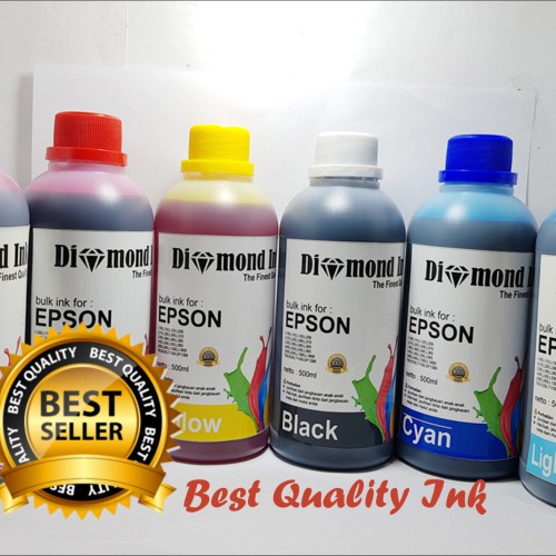 Foto Produk Tinta Epson Isi Ulang / Refill Diamond Ink 500ml Best Quality Ink dari Multi Solution