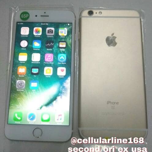 Foto Produk Iphone 6s Plus 128Gb Gold Second Mulus Ex International USA ,fullset dari cellularline168