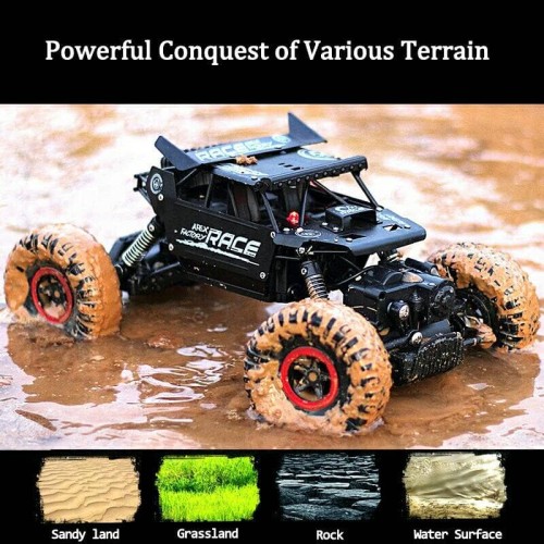 Jual RC ROCK CRAWLER ALLOY NEW VERSION 4WD 2,4ghz OFFROAD MOBIL REMOTE