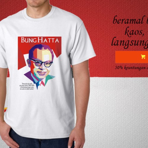 Foto Produk Kaos HARI PAHLAWAN Bung Hatta PLN 82 dari explore indonesia