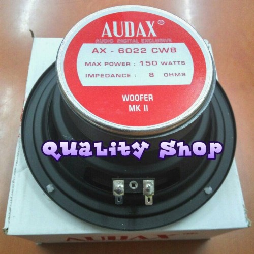 Foto Produk SPEAKER SUBWOOFER 6 INCH AUDAX AX-6022 150 WATT ORIGINAL dari Quality eletronik