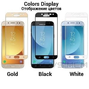 Foto Produk Murah Meriah Tempered Glass Full Color samsung J7 Pro J Berkualitas dari Bintang.Acc