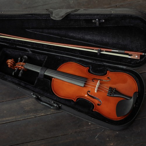 Foto Produk Biola akustik MAKOA Include hardcase bow rosin HIGH QUALITY - Maroon dari makoa.instruments