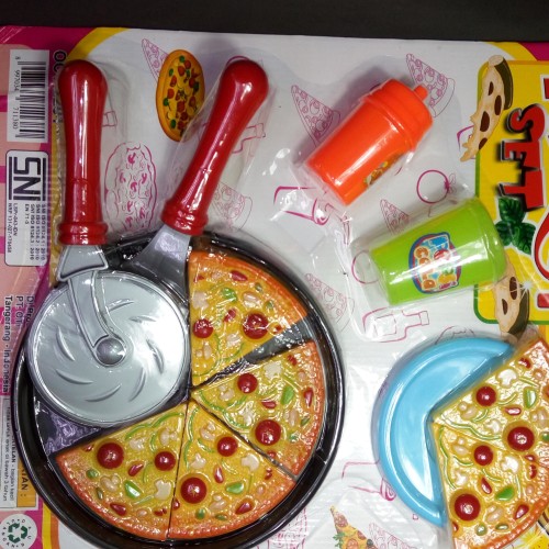 Foto Produk MAINAN MASAK MASAKAN ANAK Murah PIZZA SET dari MAG TOYS