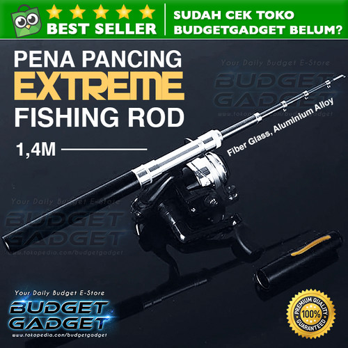 Foto Produk Pancingan Mini Portable Extreme Pen Fishing Rod Length 1.4M dari BudgetGadget