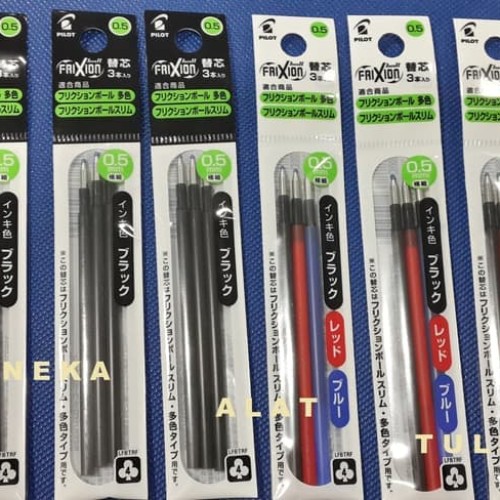 Foto Produk PILOT FRIXION SLIM DAN 4 IN 1 PEN REFILL / ISI ULANG LFBTRF-30EF dari storejeremi