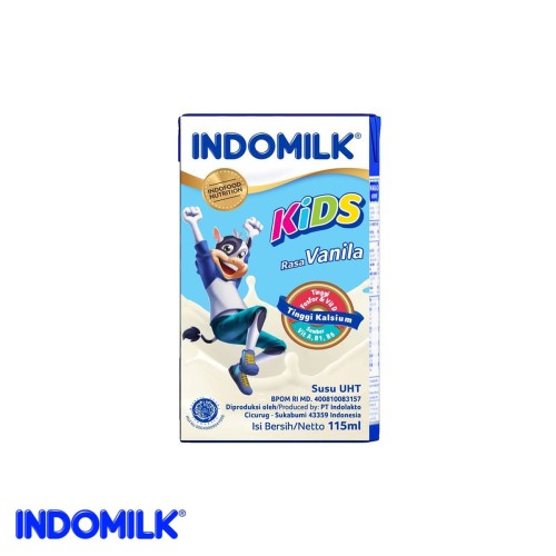 Foto Produk Indomilk UHT Kids Vanila 115 ml X 40 Pcs dari Indomilk Official Store