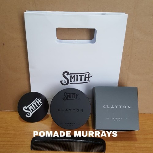 Foto Produk SMITH CLAYTON PREMIUM HAIR CLAY POMADE MATTE free sisir dari Pomade Murrays