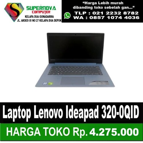 Foto Produk Laptop Lenovo Ideapad 320-0QID AMD A9-9420 RAM 4GB HDD 1TERA RESMI dari Supernova Computer Ariet
