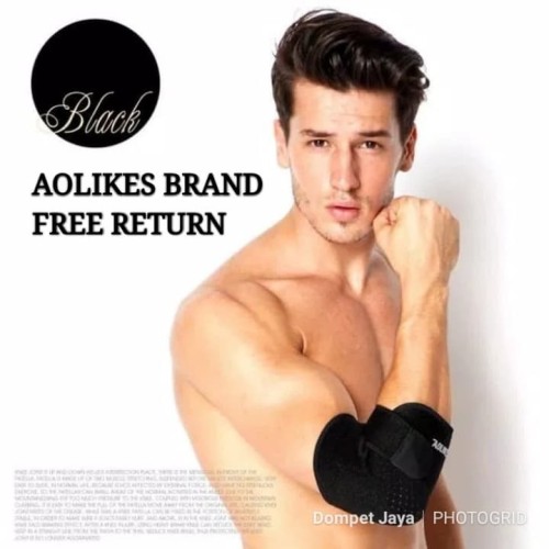 Foto Produk AOLIKES Elbow Support Pelindung Siku Bandage Wrap Gym Yoga Fitness dari Dompet Jaya
