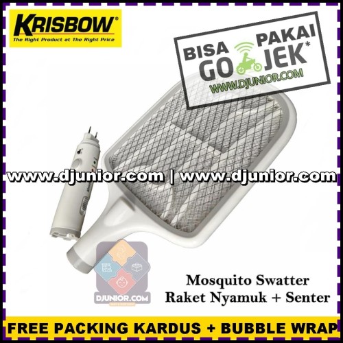 Foto Produk KRISBOW - RAKET NYAMUK + SENTER RECHARGE TANPA BATERAI / ACE HARDWARE dari DJUNIOR.COM