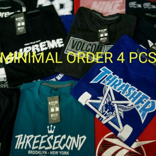 Foto Produk Grosir Kaos Distro Murah Min 4 Pcs (Size M) 17.000 an dari Grosir Kaos Bandung