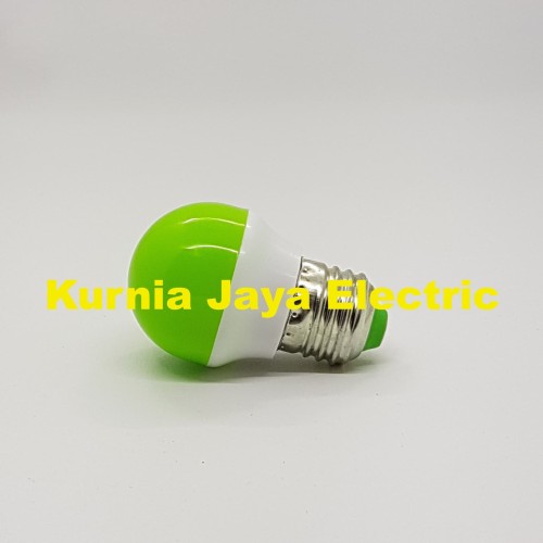 Foto Produk Lampu PingPong 1W Warna HIJAU Bulb Bohlam Tidur LED E27 220V dari Kurnia Jaya Electric