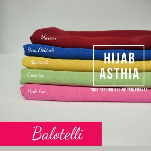 Foto Produk Jual kain meteran Baloteli / Bahan gamis / Bahan atasan wanita dari Hijab Asthia