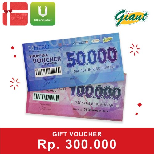 Foto Produk Voucher Giant Rp. 300,000 dari Ultra Voucher