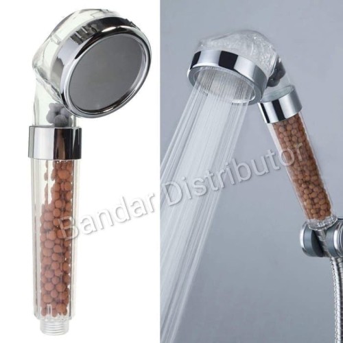 Foto Produk 3in1 Mineral Ion shower head / SHOWER / KEPALA SHOWER / SHOWER SPA - Putih dari Bandar Distributor