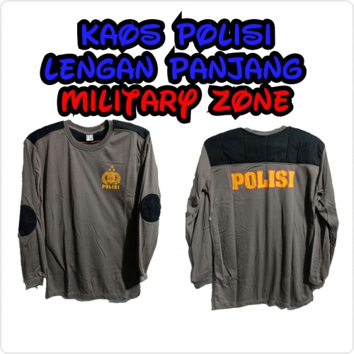 Foto Produk PROMO BAJU KAOS POLISI LENGAN PANJANG PDL LAPANGAN TACTICAL MURAH dari Military zone