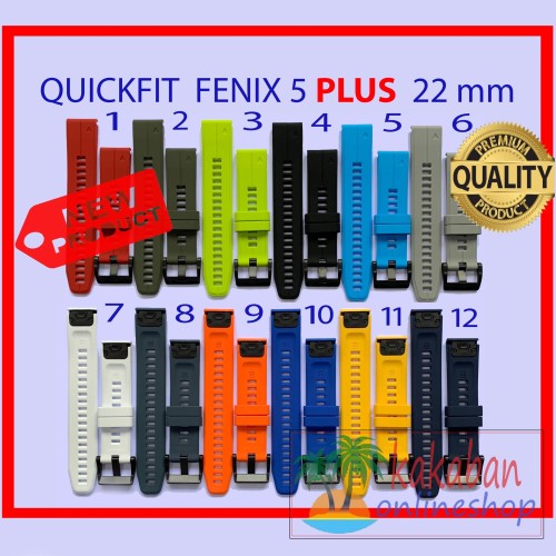 Foto Produk FENIX 5 PLUS Strap Band Garmin QuickFit 22mm - No 7. Putih dari Kakaban Online Shop