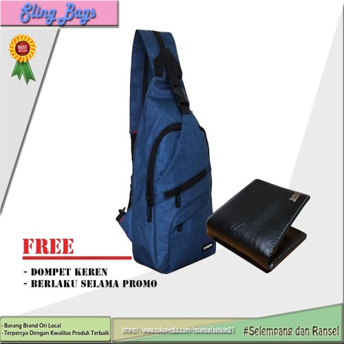Foto Produk Tas Selempang Punggung Carboni AA00022 Original Produk - Cokelat dari Nuansa Fashion 21