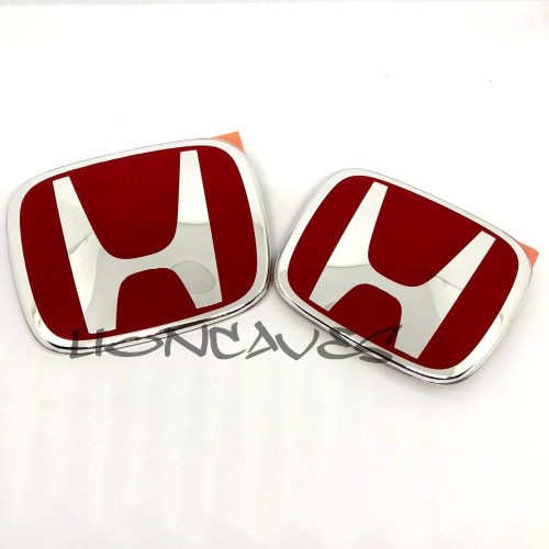 Foto Produk Original Red Emblem Front, Rear for Honda Jazz GE8 (2008 - 2013) dari lioncaves