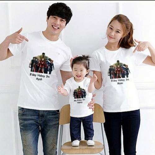 Foto Produk Kaos Couple Family AVengers Invinity war AVG86 dari lysinshop
