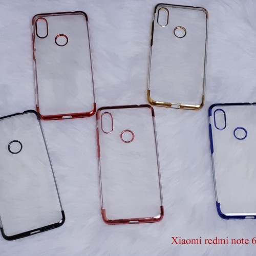 Foto Produk Xiaomi Redmi note 5 / PRO SHINING CHROME TPU CASE CLEAR Silicone Case dari importking