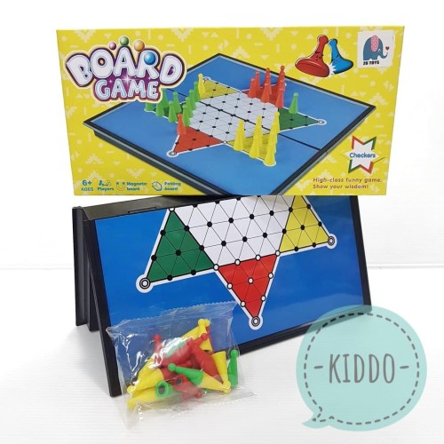 Foto Produk Halma papan magnet - Mainan halma magnet dari Kiddo-MainanBajuAnak