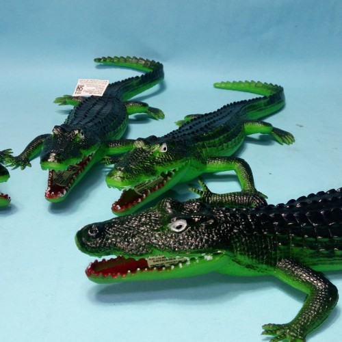Foto Produk Mainan Anak Hewan Animal Binatang Buaya Crocodille Karet Bunyi dari MAG TOYS