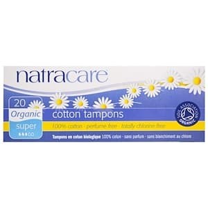 Foto Produk Natracare Organic Cotton Tampons Super 20 Tampons dari Healthy Groceries