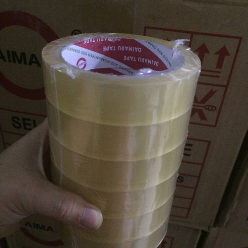 Foto Produk Isolasi DAIMARU 1inchi 72yard/Selotip 24mm/Lakban Kecil/Cellotape dari ATK HOUSE