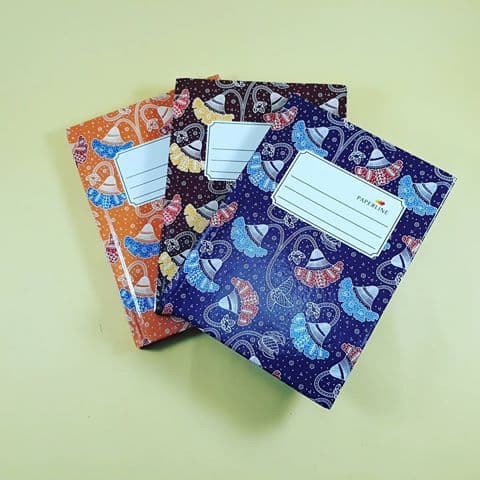 Foto Produk Buku Hardcover Oktavo / A6 isi 100 Paperline dari Groceran Stationary