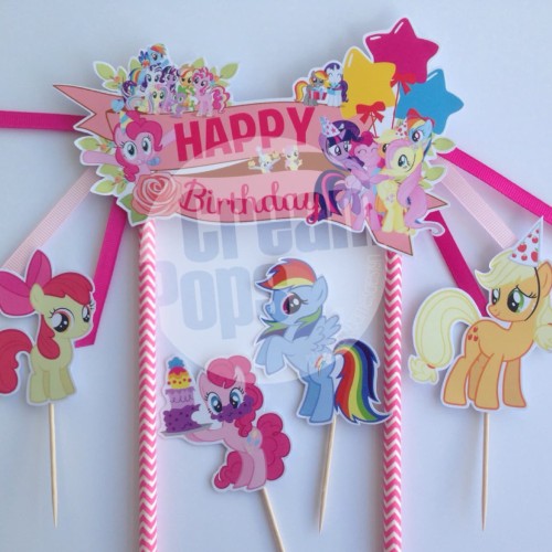 Jual MLP My Little Pony Cake Topper hiasan dekorasi kue