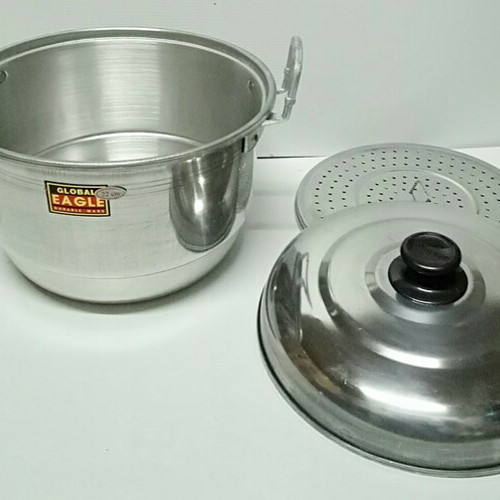 Foto Produk Panci Langseng Kukus / Dandang / Steamer 20cm Global Eagle dari J'tris Shop