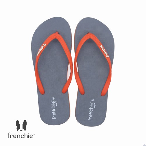 Foto Produk FRENCHIE Sandal Flip Flop Grey Orange COZY SCW03 - 35 dari FRENCHIEWAY