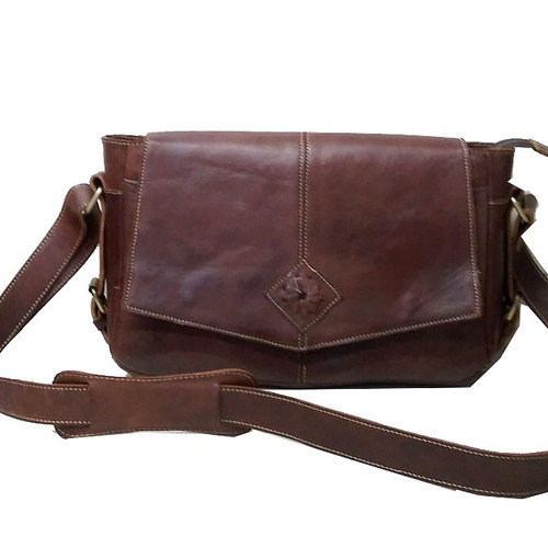 Foto Produk Tas selempang wanita kulit sapi asli coklat tua vintage korea bagus dari Fashion Kulit Sapi Asli